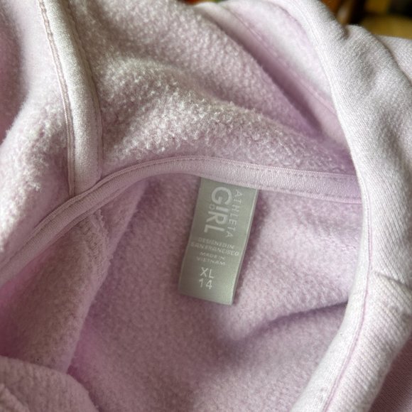 ATHLETA GIRL Oh Snap Pink Cozy Hoodie Sweatshirt - Picture 5 of 5